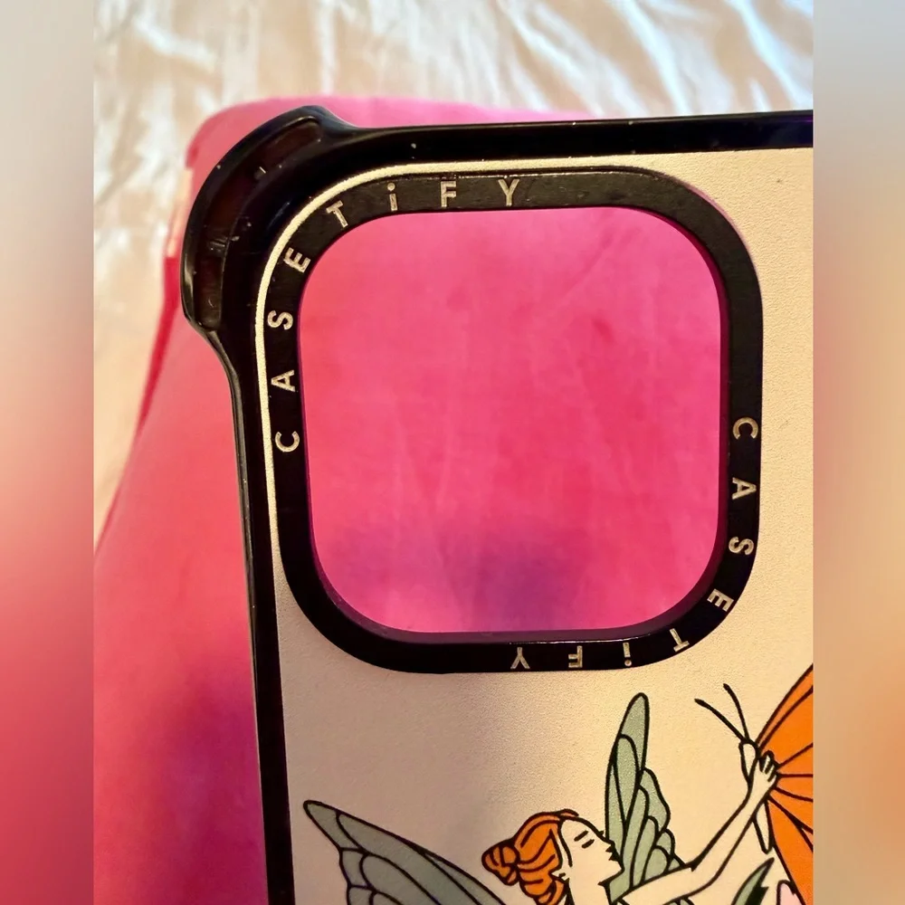 Casetify Enchanted Fairy and Butterfly Case - Black Trim For IPhone 15 Pro Max